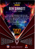 Ben Sinnott 2024 Panini Phoenix Pink Rookie Rising RC Card #RR-BST 70/80