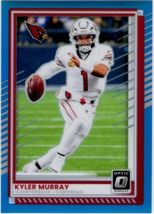 Kyler Murray 2025 Donruss Optic Neon Blue Prizm Card #166 248/349