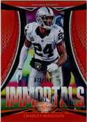 Charles Woodson 2024 Panini Certified Immortals Mirror Orange Card #6 073/149
