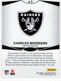 Charles Woodson 2024 Panini Certified Immortals Mirror Orange Card #6 073/149