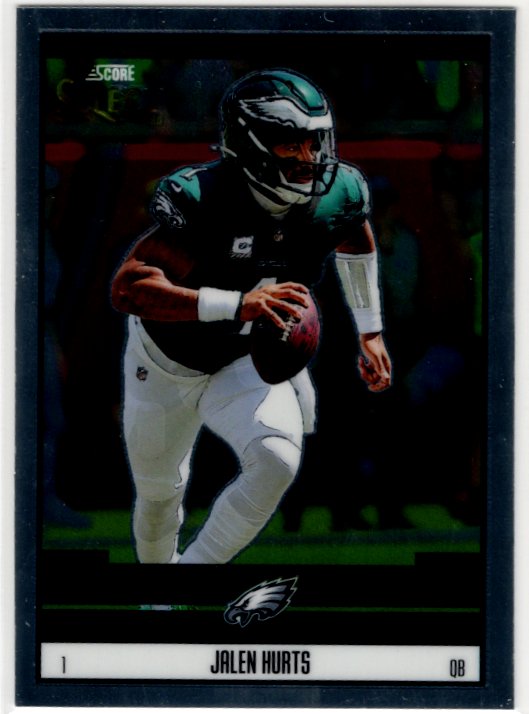 Jalen Hurts Panini Select Score Throwback Card #3