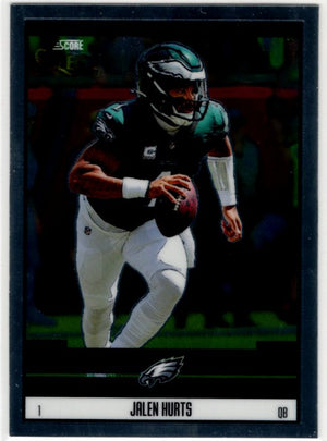 Jalen Hurts Panini Select Score Throwback Card #3