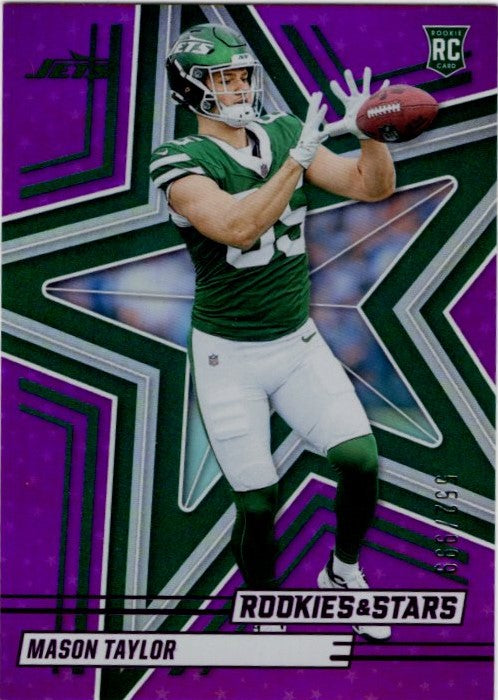 Mason Taylor 2025 Panini Rookies & Stars RC Purple Card #157 552/999