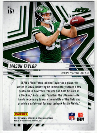 Mason Taylor 2025 Panini Rookies & Stars RC Purple Card #157 552/999