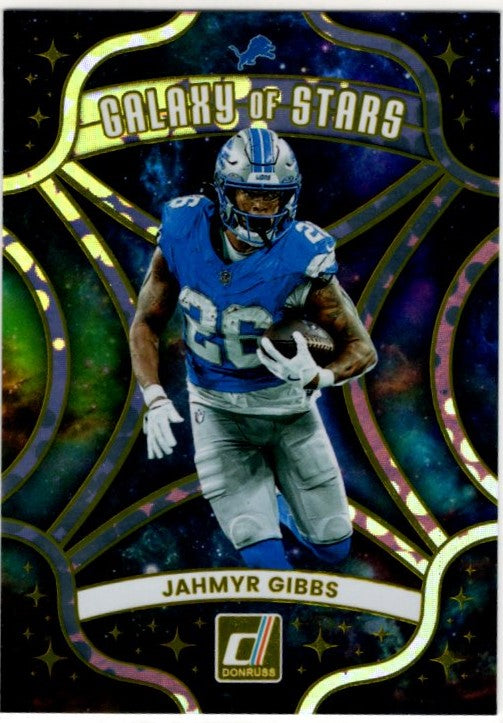 Jahmyr Gibbs 2025 Panini Donruss Galaxy of Stars Card #3