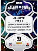 Jahmyr Gibbs 2025 Panini Donruss Galaxy of Stars Card #3