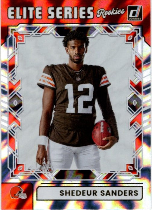 Shedeur Sanders 2025 Panini Donruss Elite Series Rookie Card #ESR-SSS