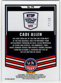 Cade Allen 2026 Panini Stars & Stripes Baseball Green Scope Prizm Card #174 77/99
