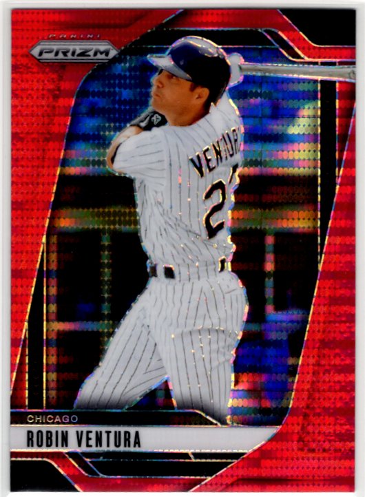 Robin Ventura 2025 Panini Red Pulsar Prizm Card #210 294/399
