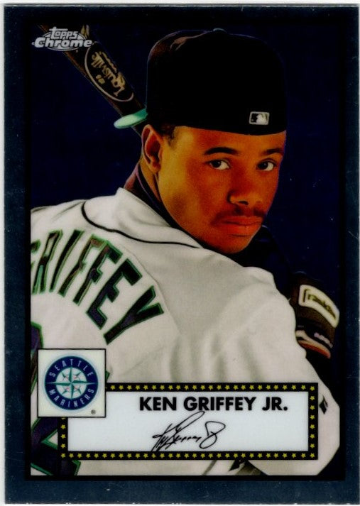 Ken Griffey Jr. 2021 Topps Chrome Platinum Anniversary Card #493