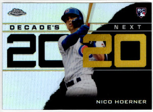 Nico Hoerner 2020 Topps Chrome Decades Next RC Card #DNC-24