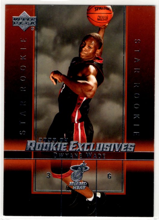Dwyane Wade 2003-04 Upper Deck Rookie Exclusives Star Rookie Card #5