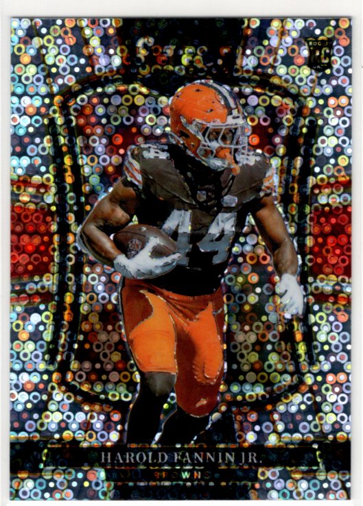 Harold Fannin Jr. 2025 Panini Select Premier Level Silver Disco Prizm Card #155