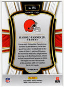 Harold Fannin Jr. 2025 Panini Select Premier Level Silver Disco Prizm Card #155