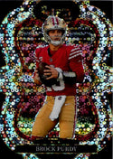 Brock Purdy 2025 Panini Select Suite Level Silver Disco Prizm Card #318