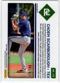 Caden Scarborough 2024 Panini Prospect Ticket Red Holo Card #172 178/199