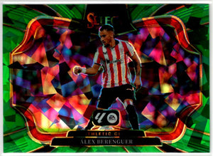 Alex Berenguar 2025-26 Panini Select La Liga Field Level Green Cracked Ice Prizm Card #223
