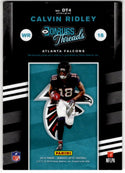Calvin Ridley 2019 Donruss Optic Threads Silver Prizm Worn Jersey Patch Card #DT4