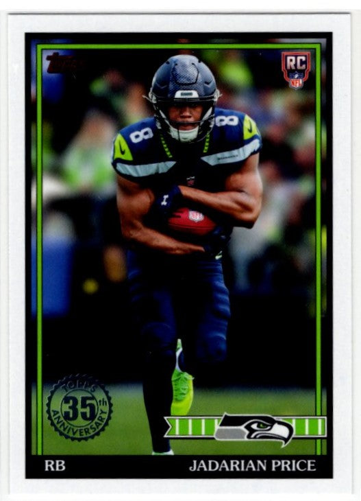 Jadarian Price 2026 Topps 35th Anniversary RC Card #91TR-10