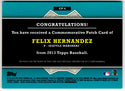 Felix Hernandez 2013 Topps Commemorative Patch Card #CP-4