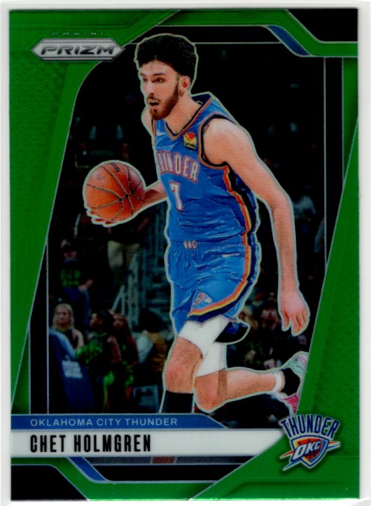 Chet Holmgren 2024-25 Panini Green Prizm Card #17