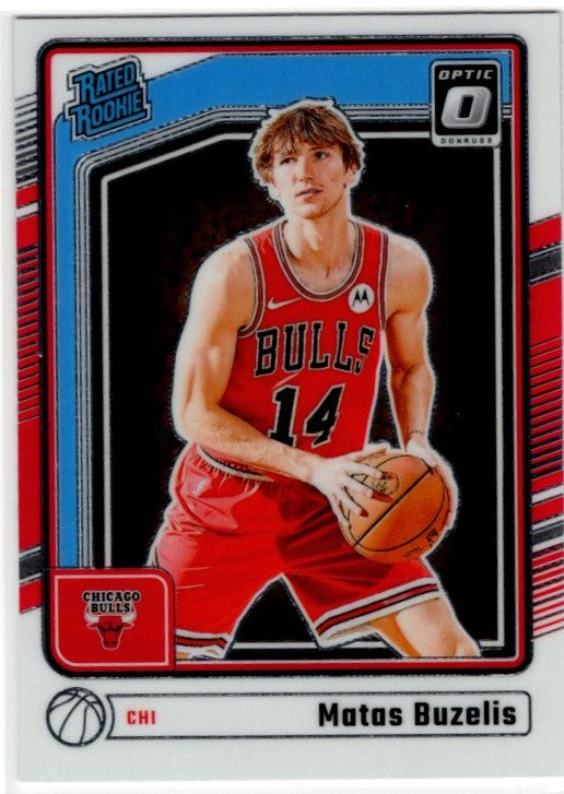 Matas Buzelis 2024 Panini Donruss Optic Rated Rookie Card #271