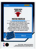 Matas Buzelis 2024 Panini Donruss Optic Rated Rookie Card #271