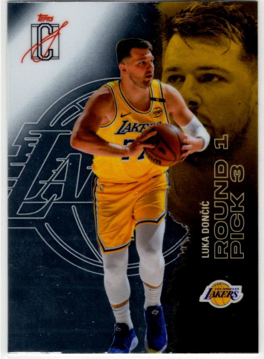 Luka Doncic 2026 Topps Signature Class Round 1 Pick 3 Refractor Card #83