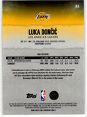 Luka Doncic 2026 Topps Signature Class Round 1 Pick 3 Refractor Card #83