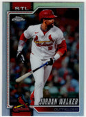 Jordan Walker 2026 Topps Chrome Refractor Card #221