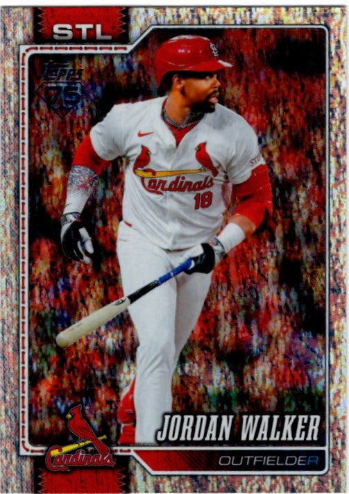 Jordan Walker 2026 Topps Series 2 Holofoil Card #565