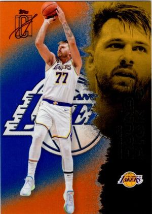 Luka Doncic 2026 Topps Signature Class Round 1 Pick 3 Blue & Orange Card # 83