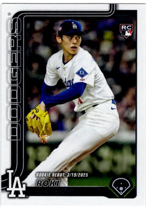 Roki Sasaki 2025 Topps Update Series RC Card #US199