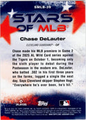 Chase DeLauter 2026 Topps Series 2 Stars of MLB Insert RC Card #SMLB-39