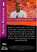 Karim Benzema 2024 Topps Finest the Man Road to UEFA Euro Card #TM-KB