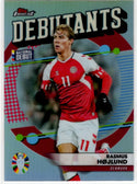 Rasmus Hojlund 2023 Topps Finest Debutants Road to UEFA Card #FD-RH