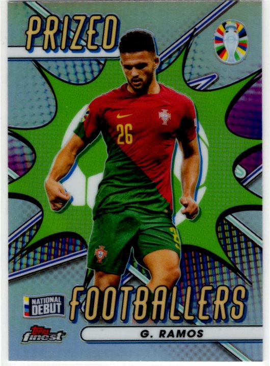 Goncalo Ramos 2024 Topps Finest Prizeo Footballers Road to UEFA Card #PF-GR