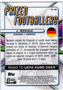 Jamal Musiala 2023-24 Topps Finest Prizeo Footballers Road to UEFA Card #PF-JM