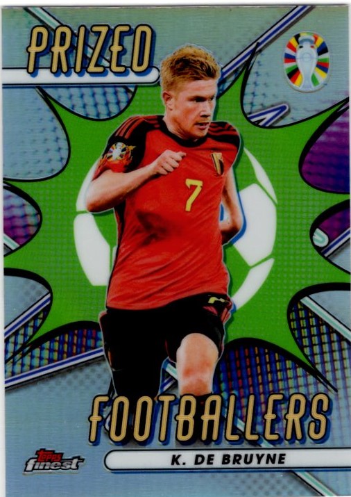 Kevin De Bruyne 2023 Topps Finest Prizeo Footballers Road to UEFA Card #PF-KD