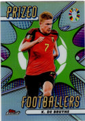 Kevin De Bruyne 2023 Topps Finest Prizeo Footballers Road to UEFA Card #PF-KD
