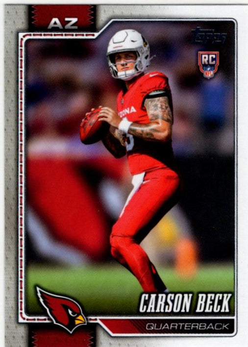 Carson Beck 2026 Topps Flagship RC Card #305