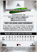 Colson Montgomery 2026 Topps Finest Common RC Card #30