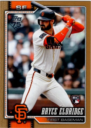 Bryce Eldridge 2026 Topps Series Two RC Card #406 1351/2026