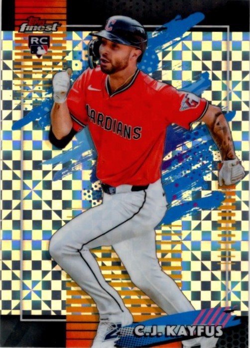 C.J. Kayfus 2026 Topps Finest Uncommon X-Fractor RC Card #141