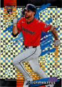 C.J. Kayfus 2026 Topps Finest Uncommon X-Fractor RC Card #141