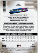 C.J. Kayfus 2026 Topps Finest Uncommon X-Fractor RC Card #141