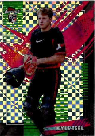Kyle Teel 2026 Topps Finest Rare X-Fractor RC Card #267