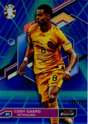 Cody Cakpo 2023 Topps Finest Road to UEFA Blue Card #49 139/250