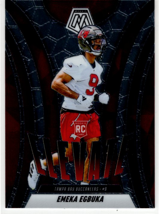 Emeka Egbuka 2025 Panini Mosaic Elevate RC Card #2