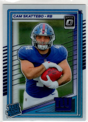 Cam Skattebo 2025 Panini Donruss Optic Rated Rookie Card #228